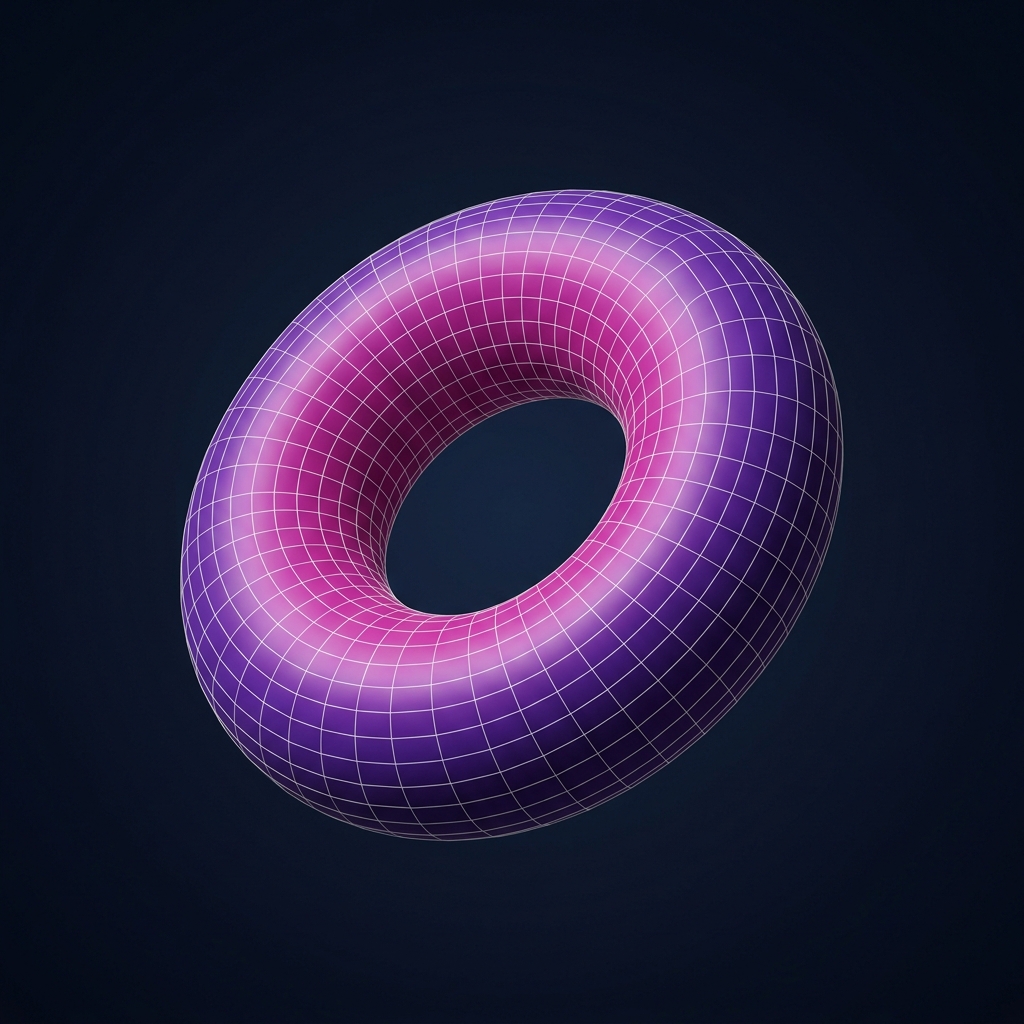 3D Torus Mathematical Surface 3D torus donut shape visualized using parametric equations in the 3D graph calculator